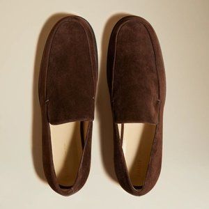 Khaite - The Allessio Loafer Brown Suede - Size 38 EU, 8 US